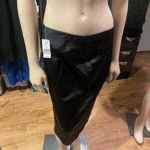 White House Black Market Black Midi Pencil Skirt